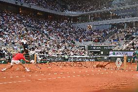 2025 French Open - Novak Djokovic Day 7