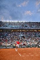 2025 French Open - Novak Djokovic Day 7