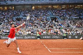 2025 French Open - Novak Djokovic Day 7