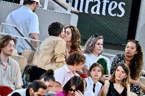 2025 French Open - VIPs In The Stands Day 7