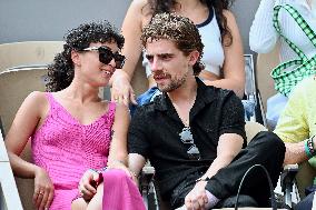 2025 French Open - VIPs In The Stands Day 7