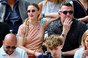 2025 French Open - VIPs In The Stands Day 7