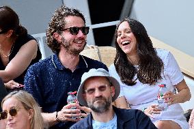 2025 French Open - VIPs In The Stands Day 7