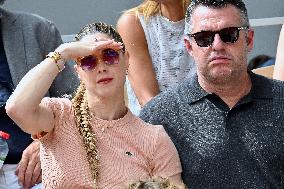 2025 French Open - VIPs In The Stands Day 7