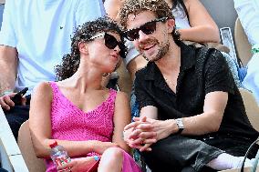 2025 French Open - VIPs In The Stands Day 7