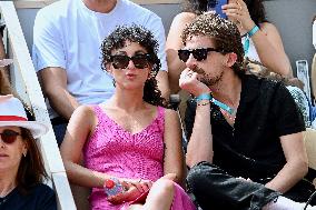2025 French Open - VIPs In The Stands Day 7