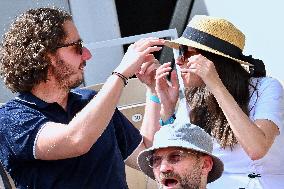 2025 French Open - VIPs In The Stands Day 7