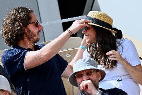 2025 French Open - VIPs In The Stands Day 7