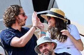 2025 French Open - VIPs In The Stands Day 7