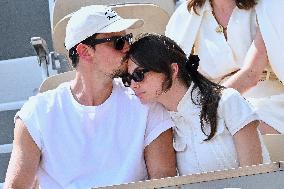 2025 French Open - VIPs In The Stands Day 7