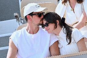 2025 French Open - VIPs In The Stands Day 7