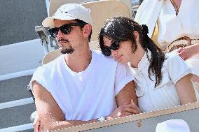 2025 French Open - VIPs In The Stands Day 7