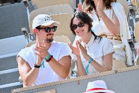 2025 French Open - VIPs In The Stands Day 7