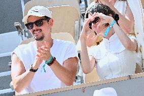 2025 French Open - VIPs In The Stands Day 7