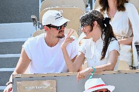 2025 French Open - VIPs In The Stands Day 7