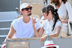 2025 French Open - VIPs In The Stands Day 7