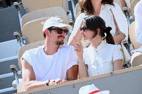 2025 French Open - VIPs In The Stands Day 7