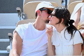 2025 French Open - VIPs In The Stands Day 7