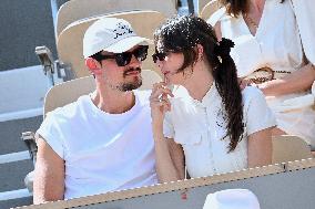 2025 French Open - VIPs In The Stands Day 7