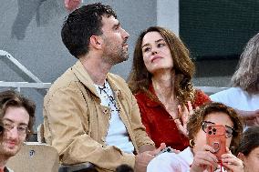 2025 French Open - VIPs In The Stands Day 7