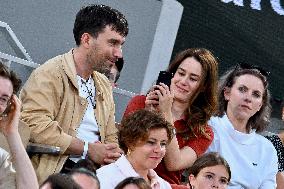 2025 French Open - VIPs In The Stands Day 7