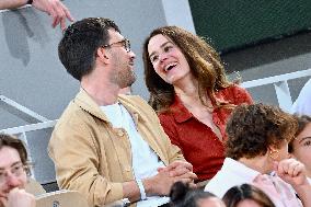 2025 French Open - VIPs In The Stands Day 7