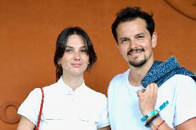 Franck Castel - 2025 French Open - Celebrities At Village Day 7 - Bela