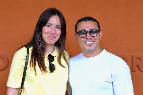 Franck Castel - 2025 French Open - Celebrities At Village Day 7 - Bela