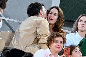 2025 French Open - VIPs In The Stands Day 7