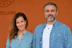 Franck Castel - 2025 French Open - Celebrities At Village Day 7 - Bela