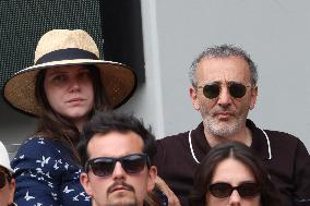2025 French Open - Celebrities In Stands Day 8