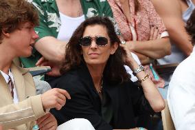 2025 French Open - Celebrities In Stands Day 8