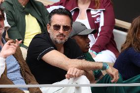 2025 French Open - Celebrities In Stands Day 8