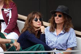 2025 French Open - Celebrities In Stands Day 8