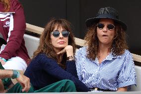 2025 French Open - Celebrities In Stands Day 8