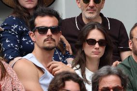 2025 French Open - Celebrities In Stands Day 8