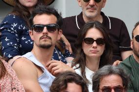 2025 French Open - Celebrities In Stands Day 8