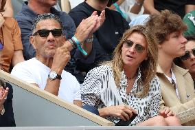 2025 French Open - Celebrities In Stands Day 8