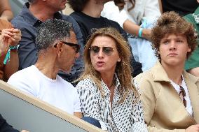 2025 French Open - Celebrities In Stands Day 8