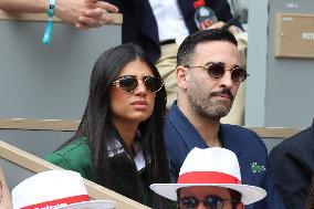 2025 French Open - Celebrities In Stands Day 8