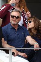 2025 French Open - Celebrities In Stands Day 8