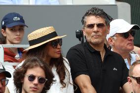 2025 French Open - Celebrities In Stands Day 8