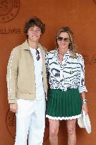 2025 French Open - Celebrities At Village Day 8 NB