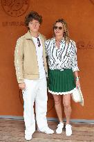 2025 French Open - Celebrities At Village Day 8 NB