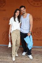 2025 French Open - Celebrities At Village Day 8 NB
