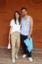 2025 French Open - Celebrities At Village Day 8 NB