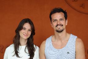 2025 French Open - Celebrities At Village Day 8 NB