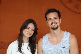 2025 French Open - Celebrities At Village Day 8 NB