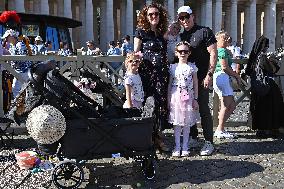 Pope Leo XIV Celebrates The Jubilee of Families - Vatican