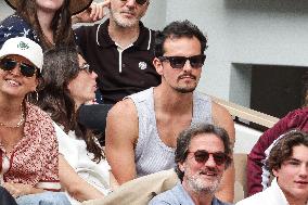 2025 French Open - Celebrities In Stands Day 8 NB